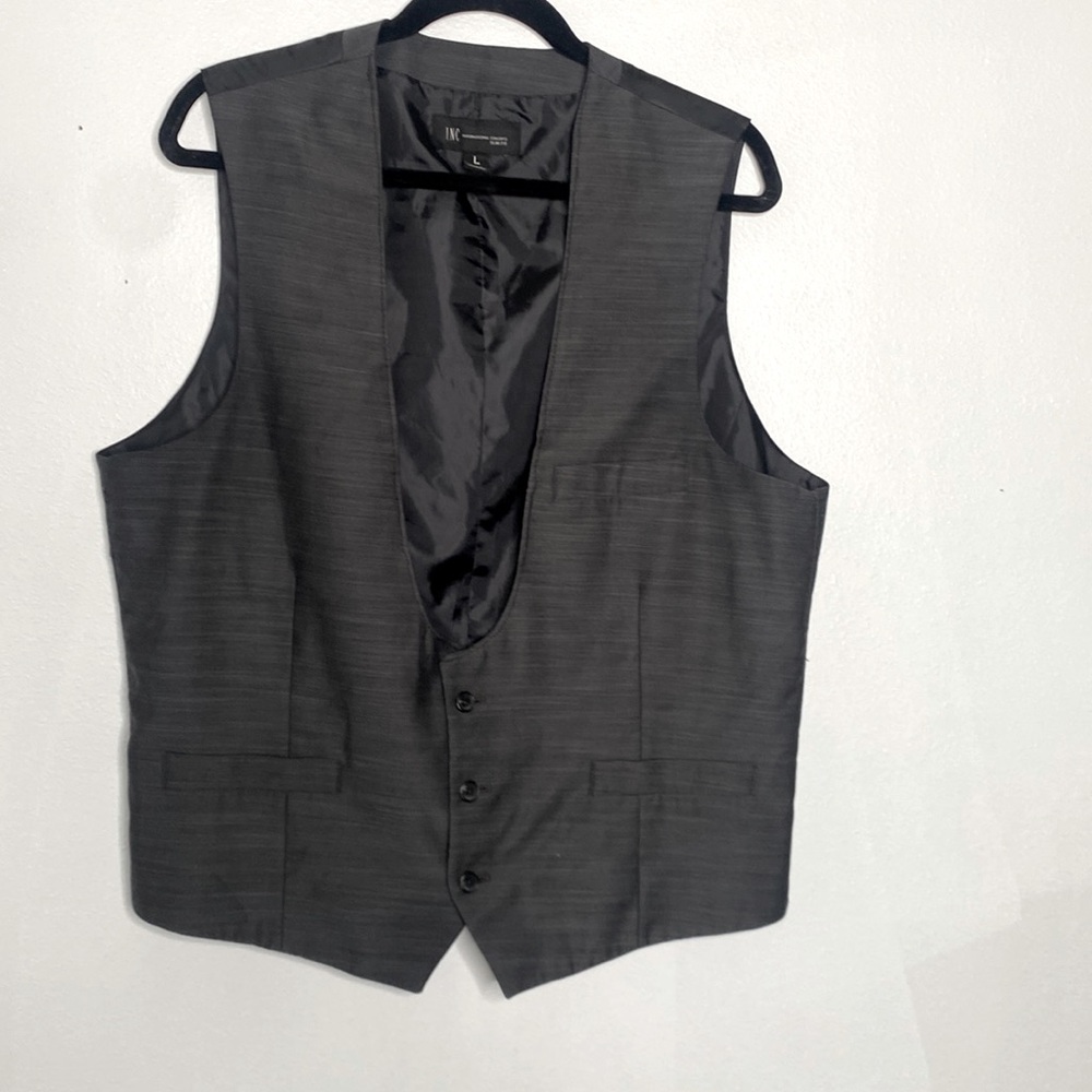 Dark Grey Academia Vest